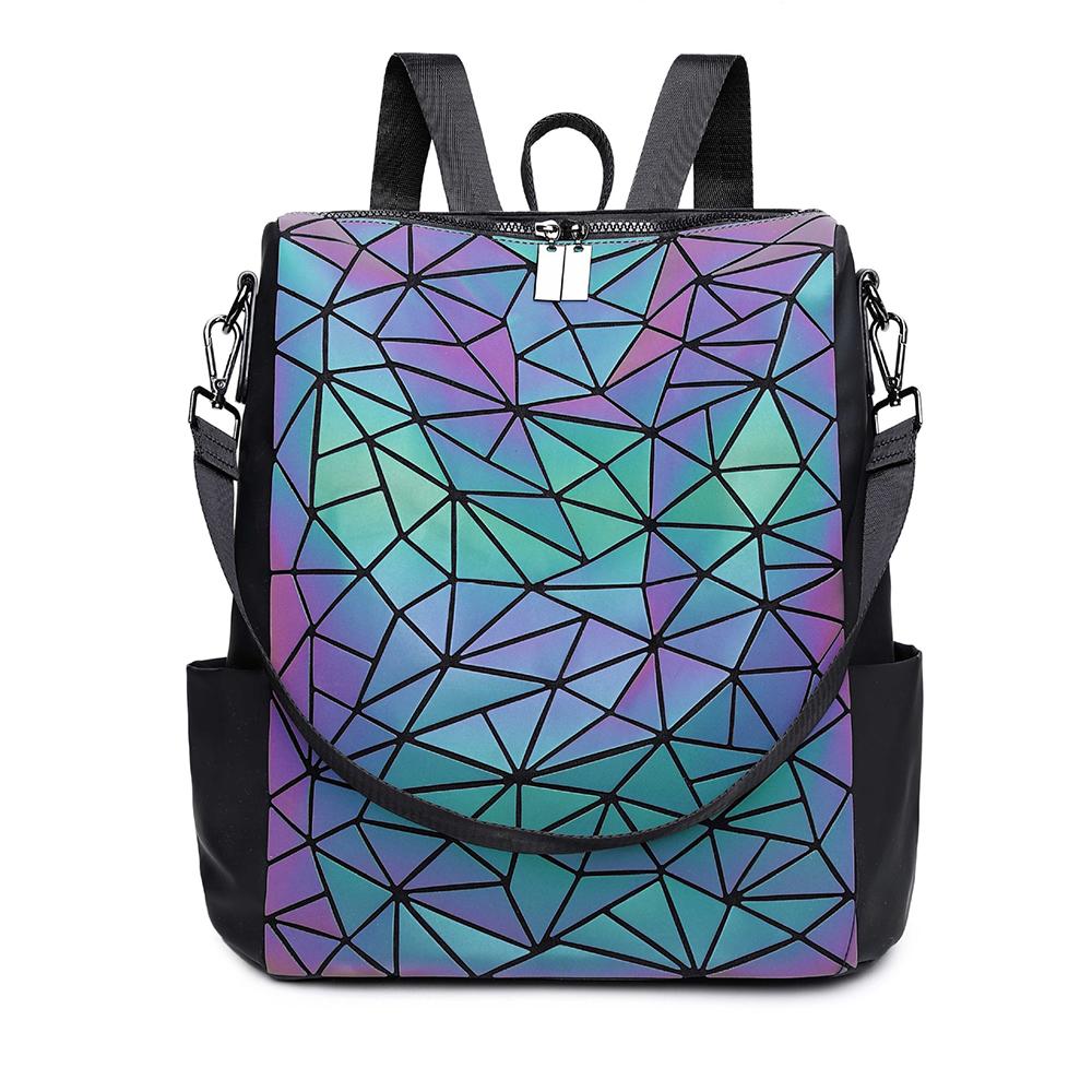 Luminous colorful backpack