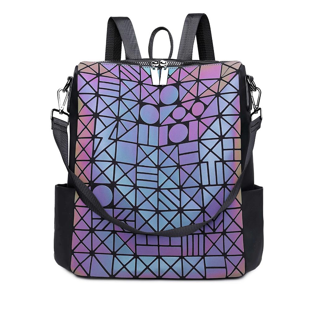 Luminous colorful backpack