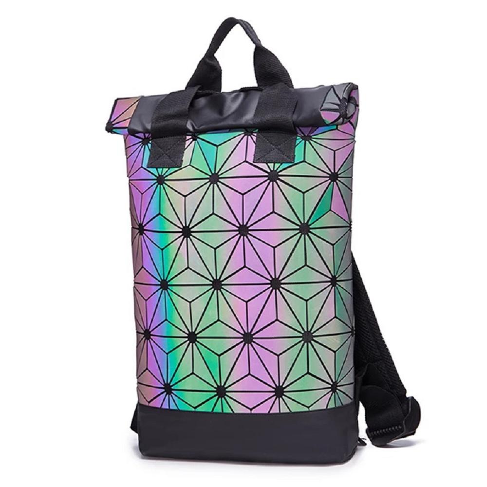 Luminous colorful backpack