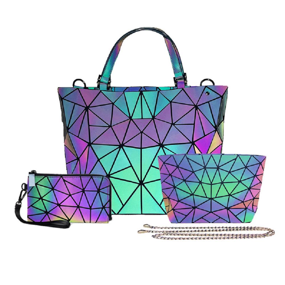 Luminous colorful Handbag