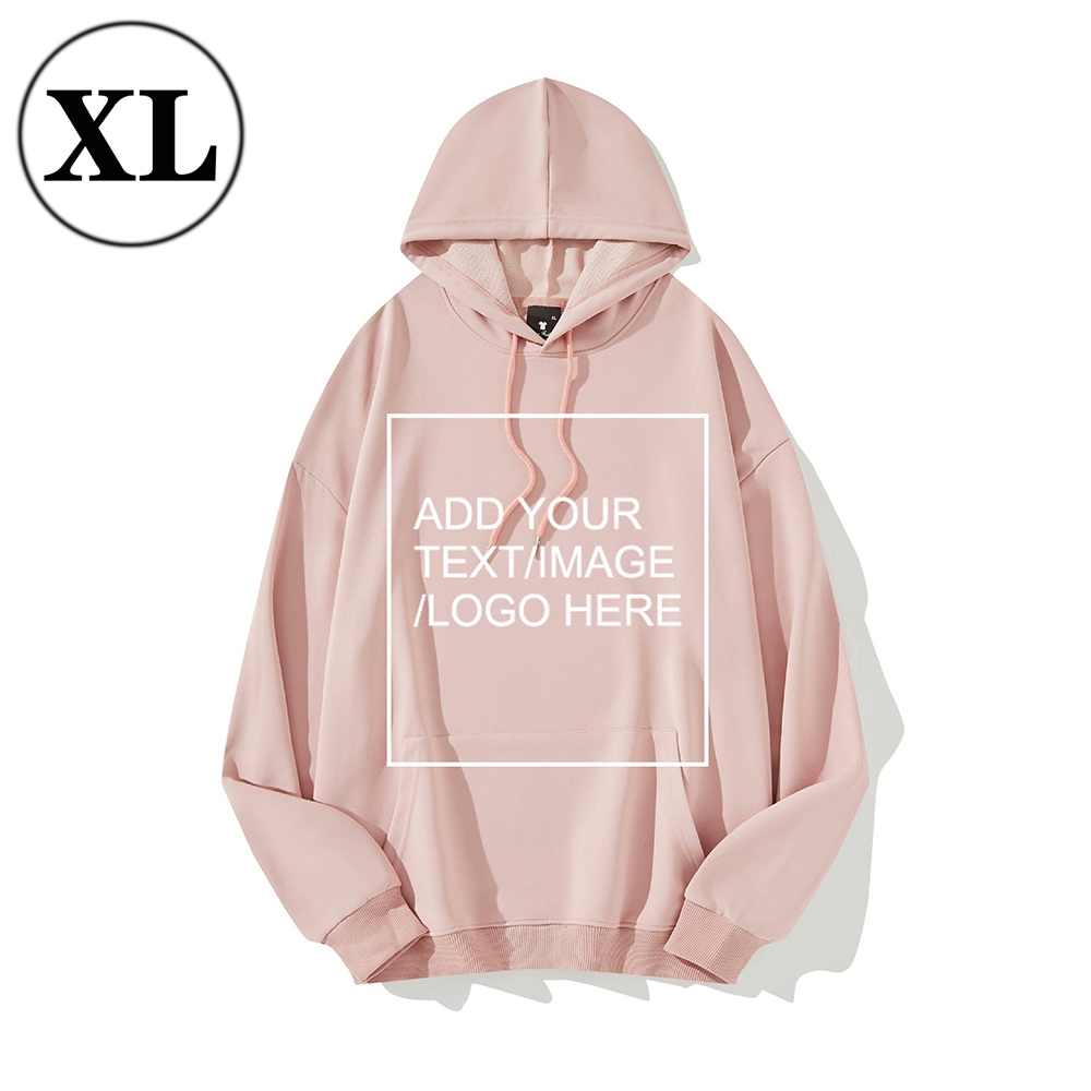 SIZE:XL Custom Hoodies for Men/ Women Picture Photo Logo Name Design Your Own Personalized Sweatshirts