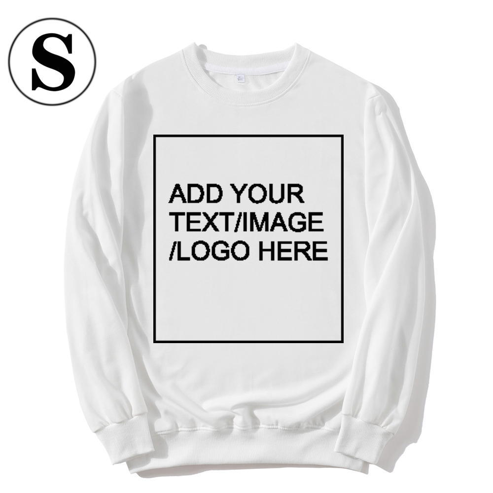 SIZE:S 230G Personalized custom round neck sweatshirt