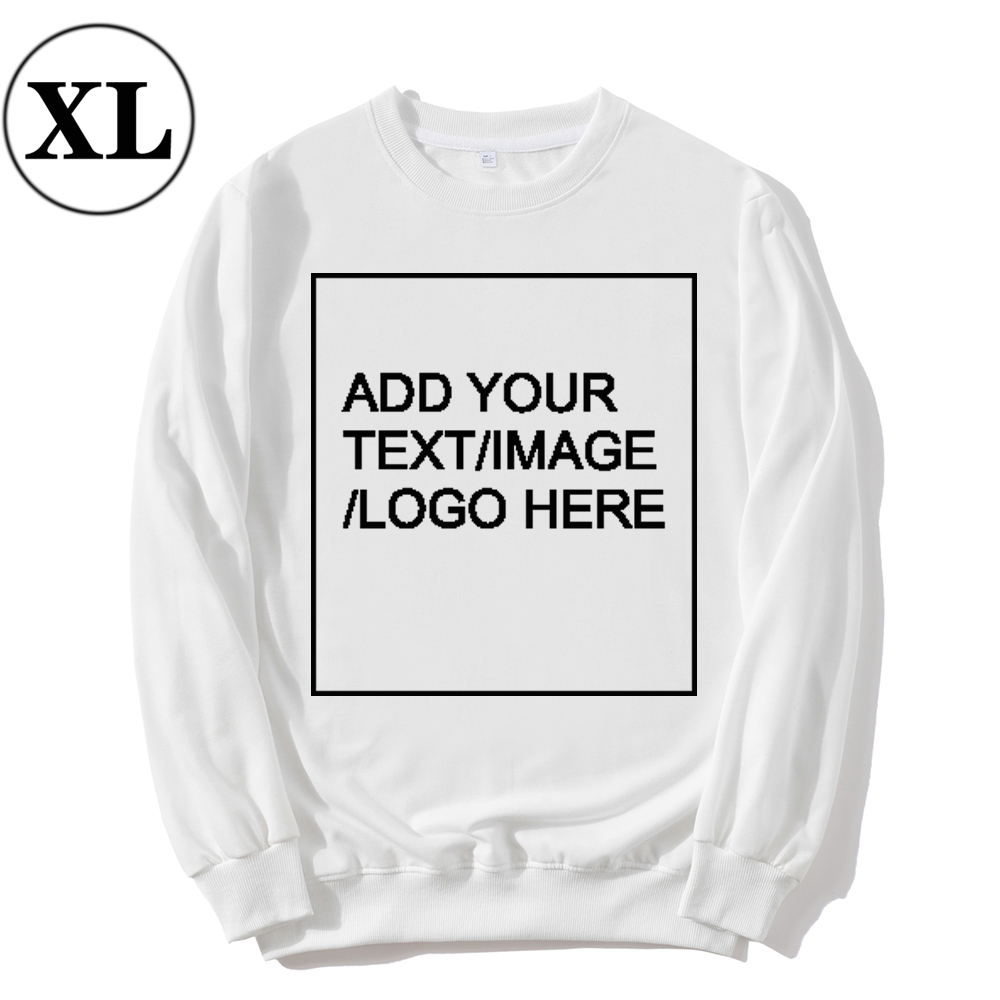 SIZE:XL 230G Personalized custom round neck sweatshirt