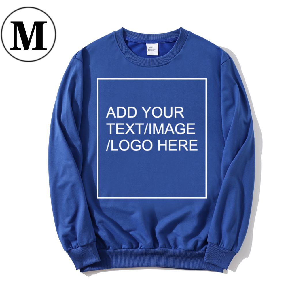 SIZE:M 230G Personalized custom round neck sweatshirt