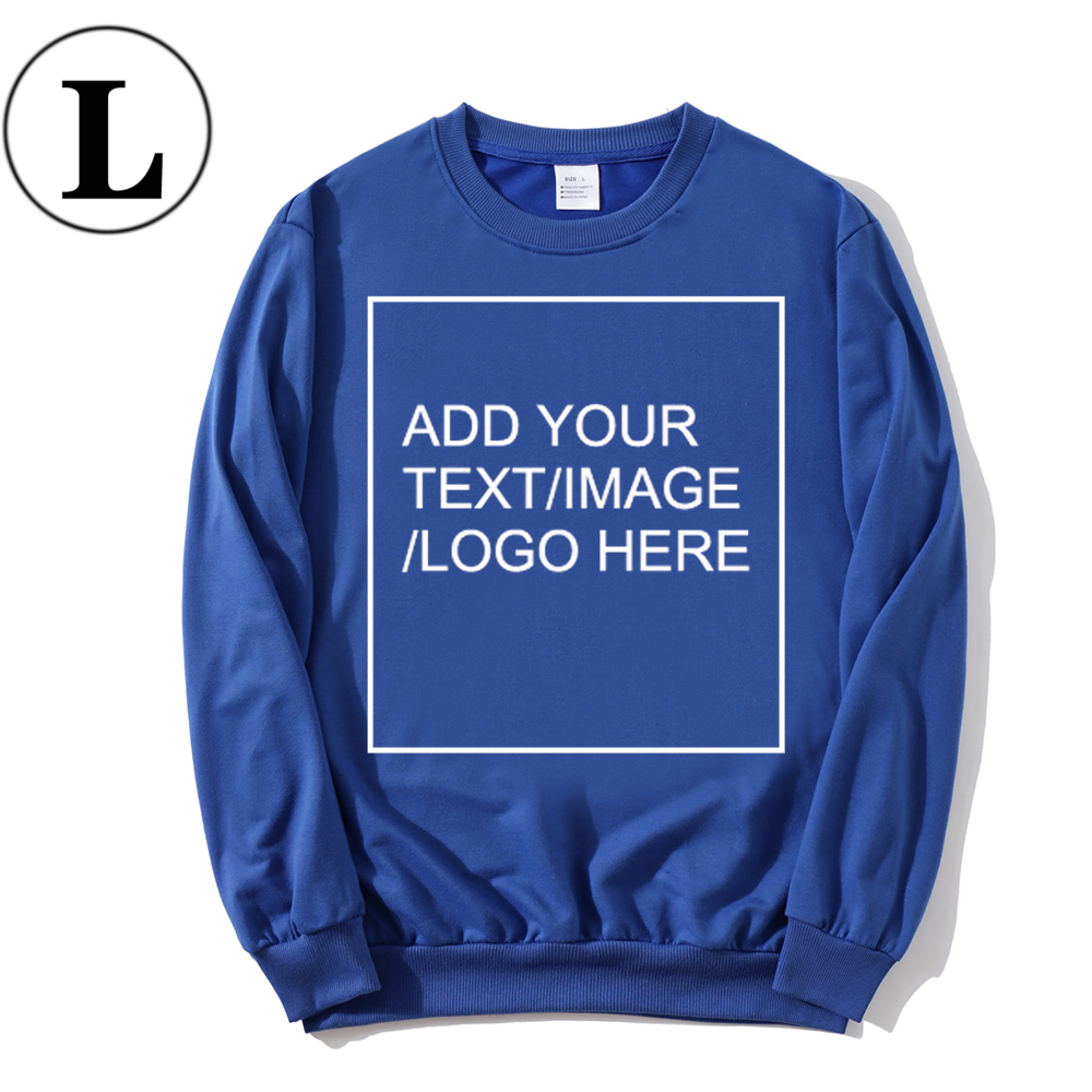 SIZE:L 230G Personalized custom round neck sweatshirt