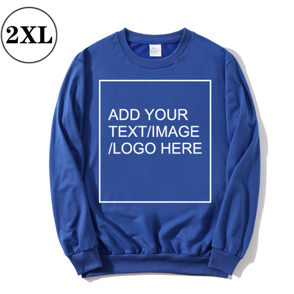 SIZE:2XL 230G Personalized custom round neck sweatshirt
