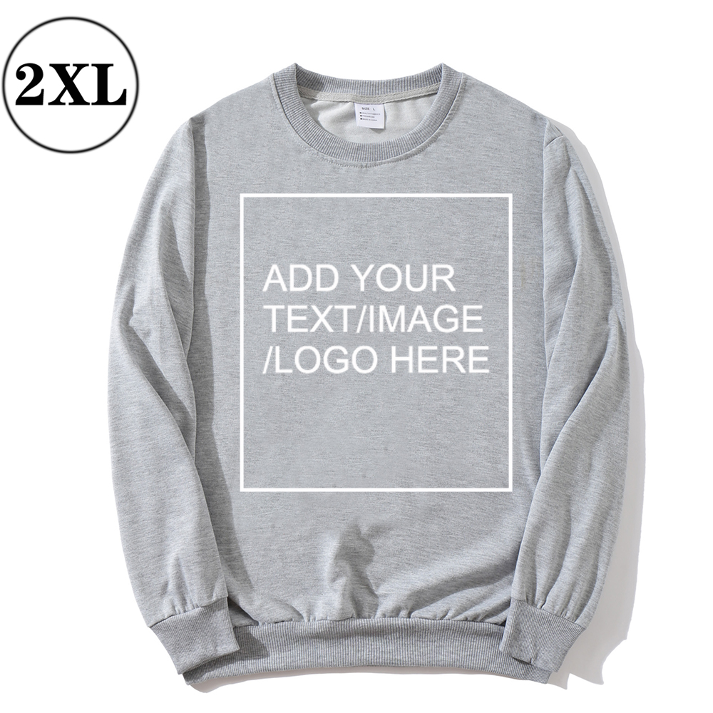 SIZE:2XL 230G Personalized custom round neck sweatshirt