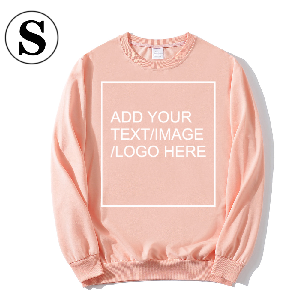 SIZE:S 230G Personalized custom round neck sweatshirt