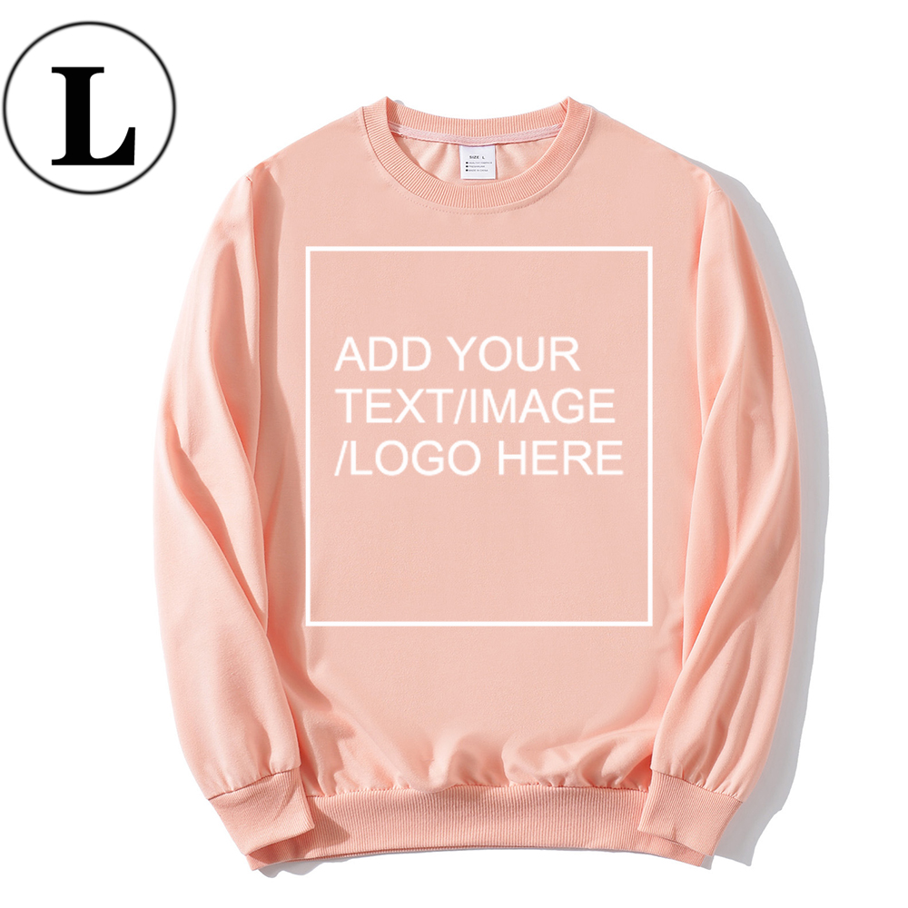 SIZE:L 230G Personalized custom round neck sweatshirt