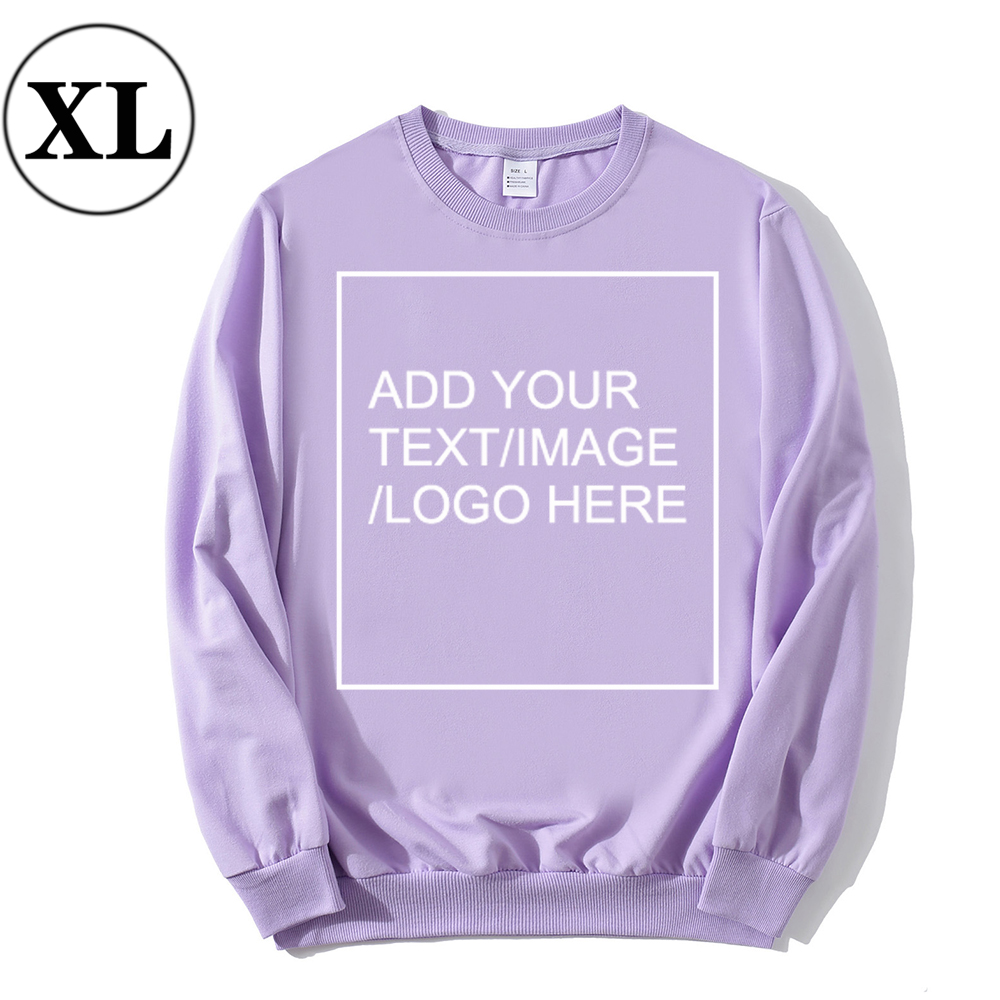 SIZE:XL 230G Personalized custom round neck sweatshirt