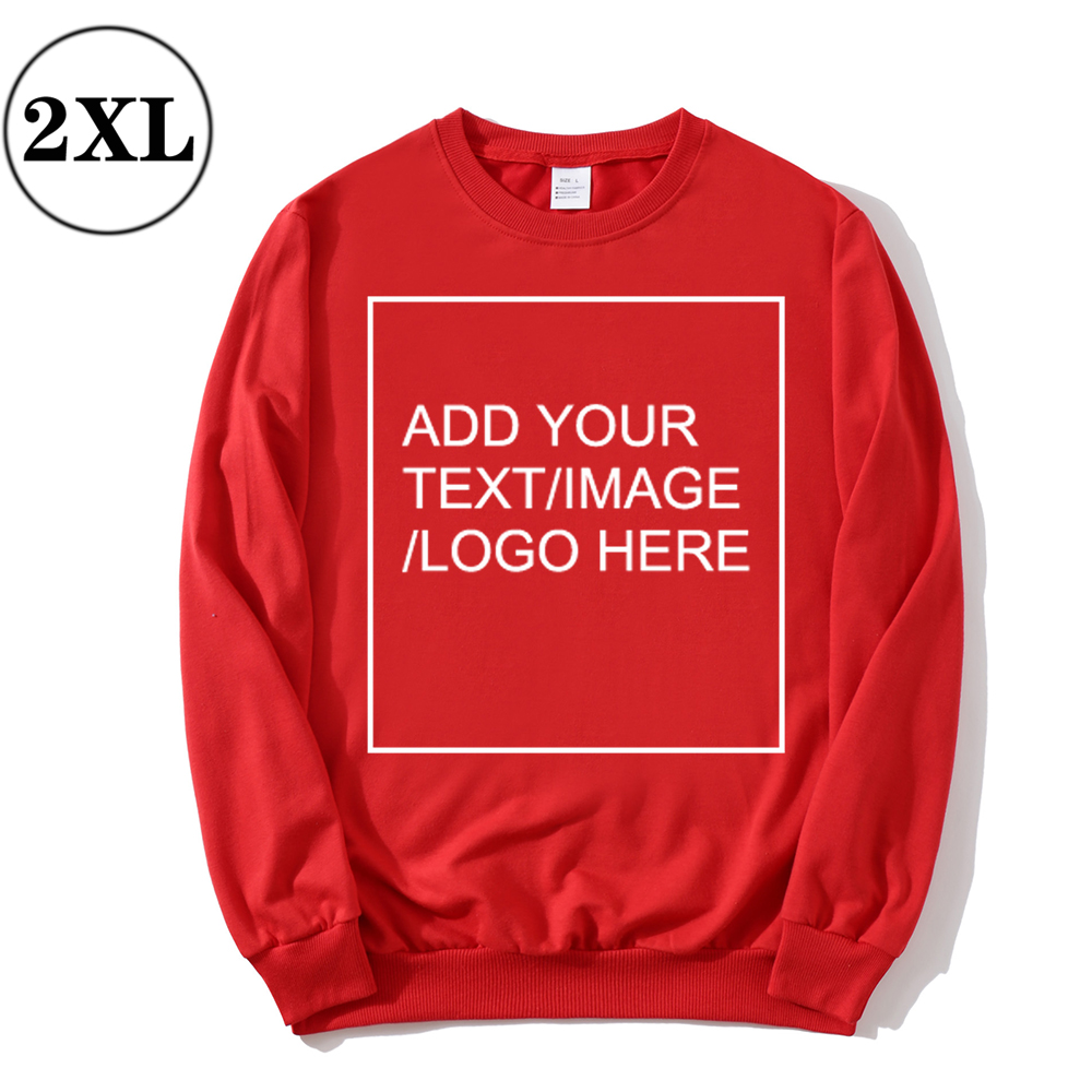 SIZE:2XL 230G Personalized custom round neck sweatshirt