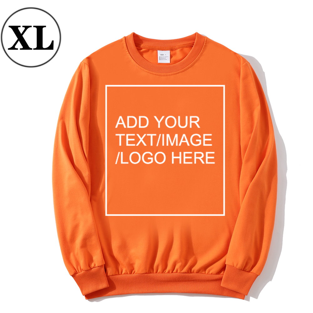 SIZE:XL 230G Personalized custom round neck sweatshirt
