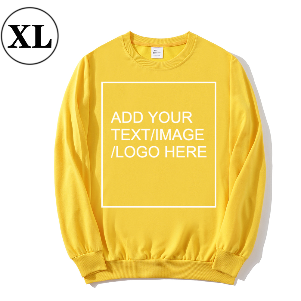 SIZE:XL 230G Personalized custom round neck sweatshirt