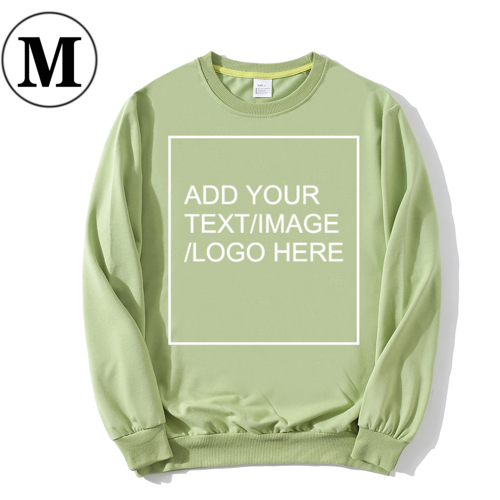 SIZE:M 230G Personalized custom round neck sweatshirt