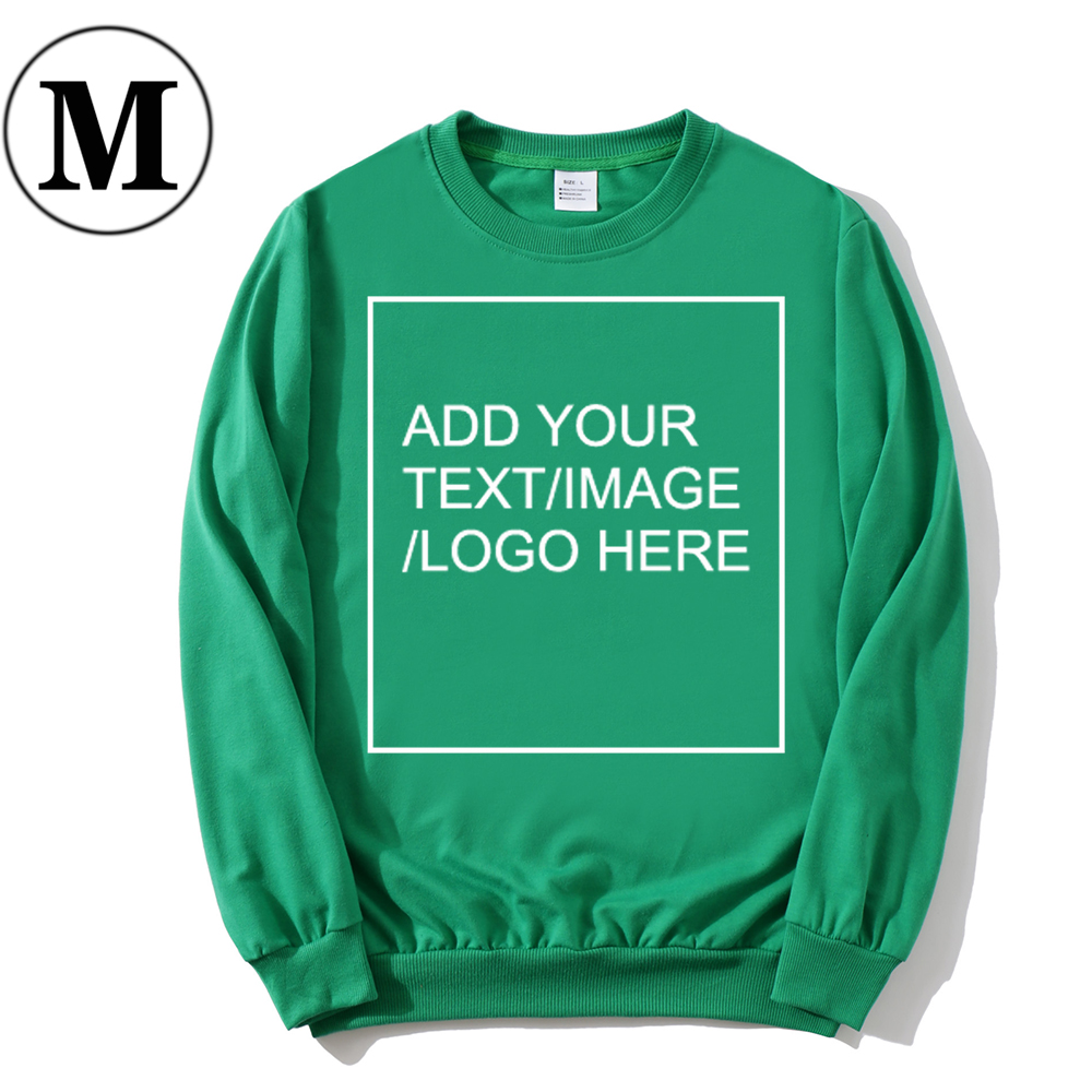 SIZE:M 230G Personalized custom round neck sweatshirt