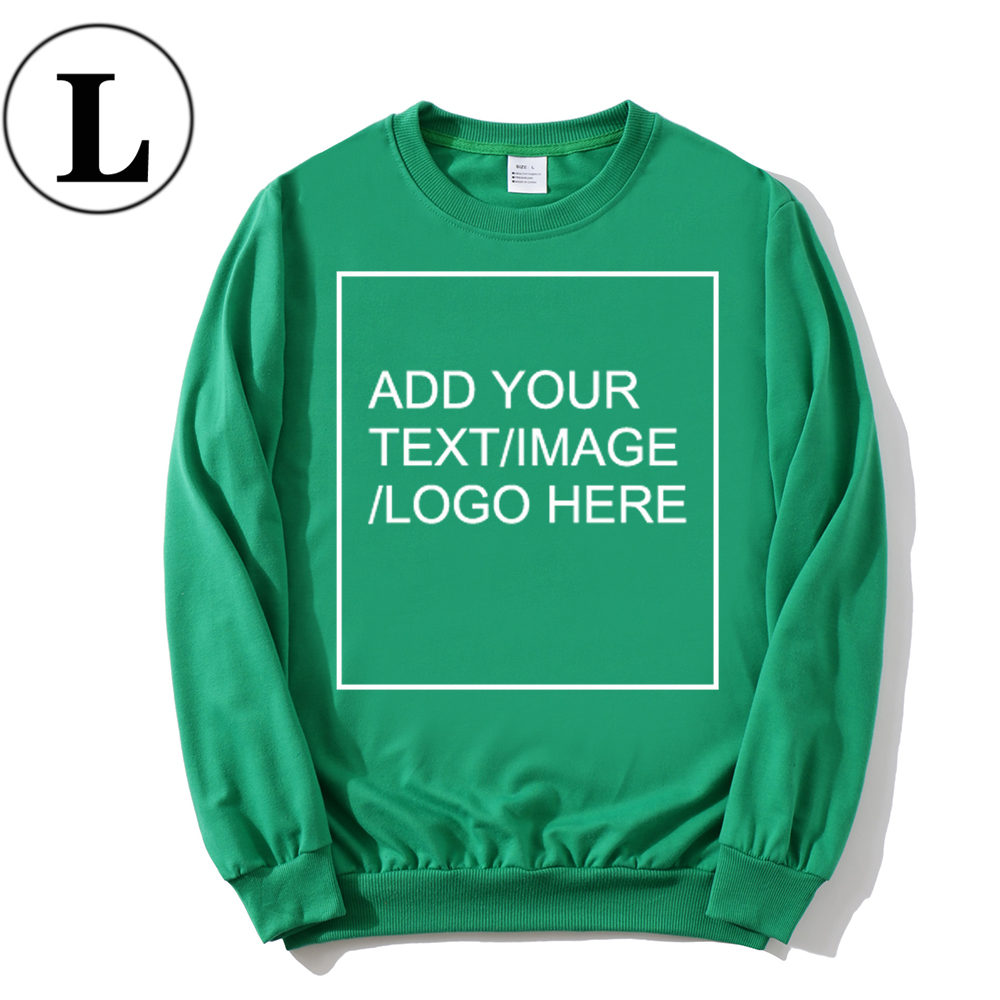 SIZE:L 230G Personalized custom round neck sweatshirt