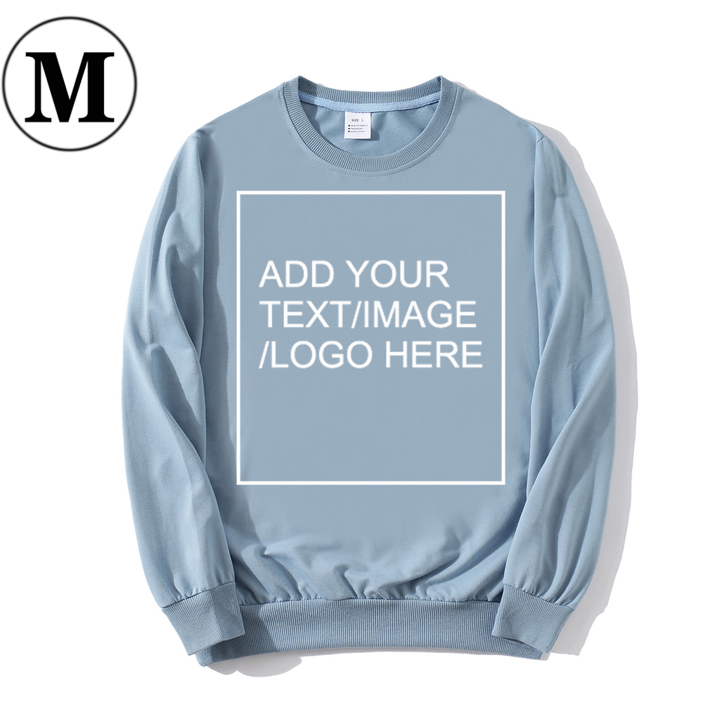 SIZE:M 230G Personalized custom round neck sweatshirt