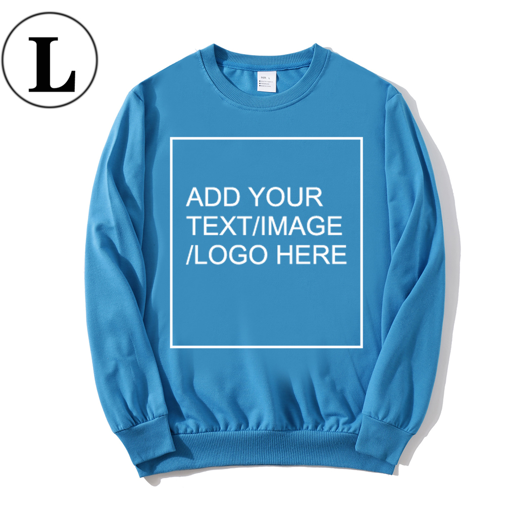 SIZE:L 230G Personalized custom round neck sweatshirt