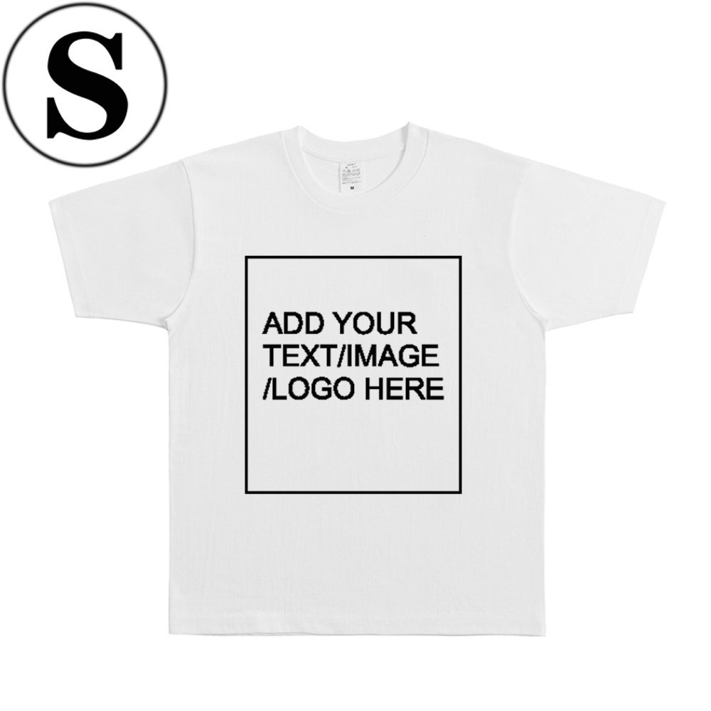SIZE:X 210G Personalized custom cotton T-shirt Includes one location print