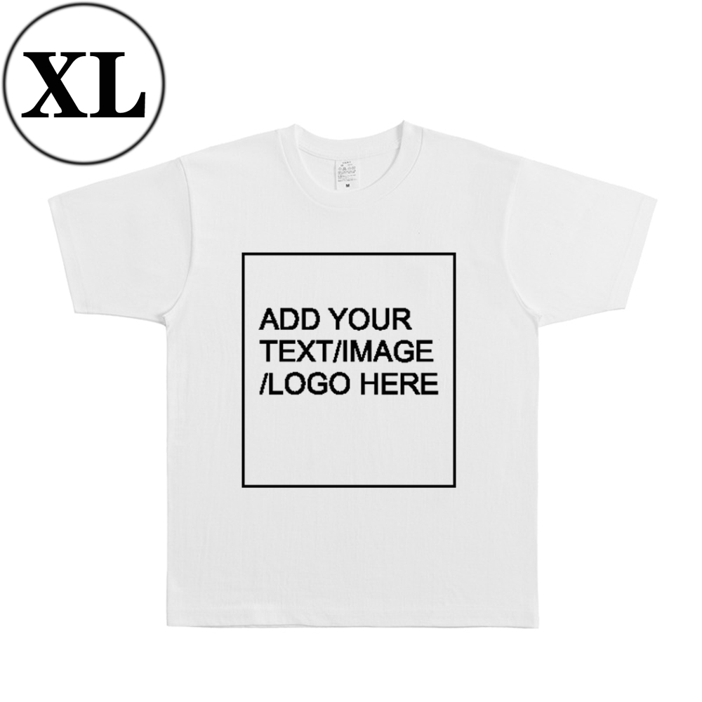 SIZE:XL 210G Personalized custom cotton T-shirt Includes one location print