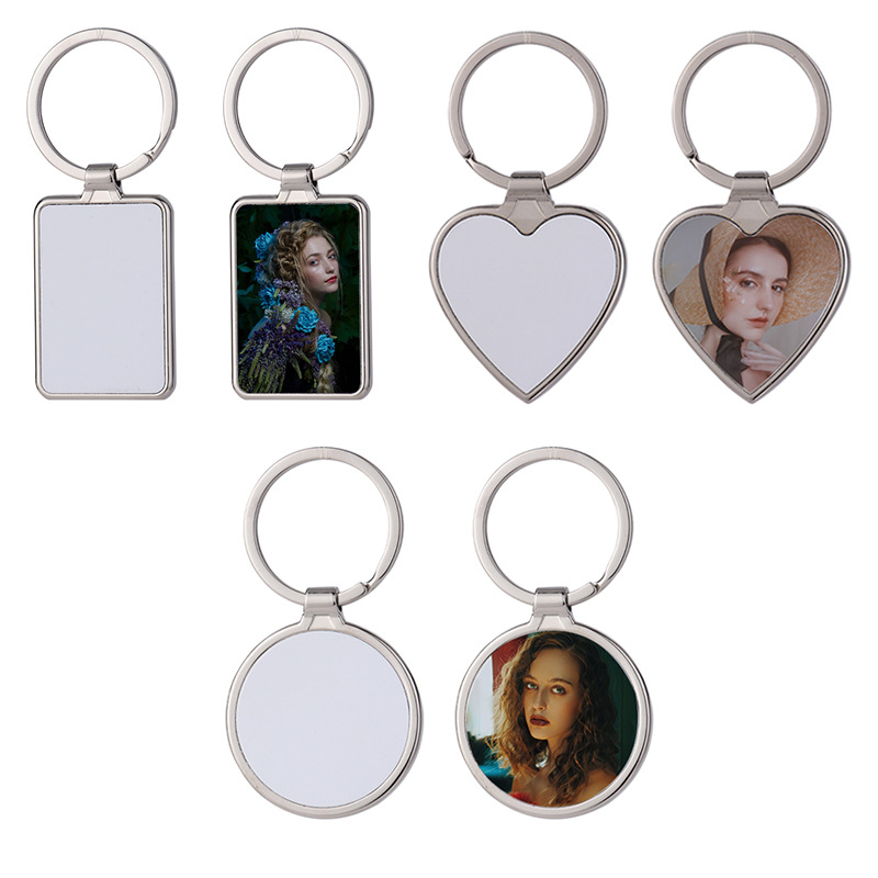 Customizable Thermal Transfer Photo Keychain