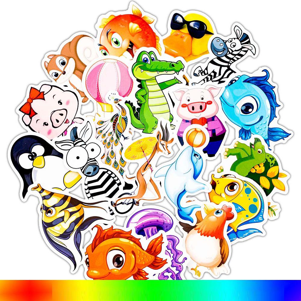 50 pcs Laptop Skateboard doodle Waterproof Sticker