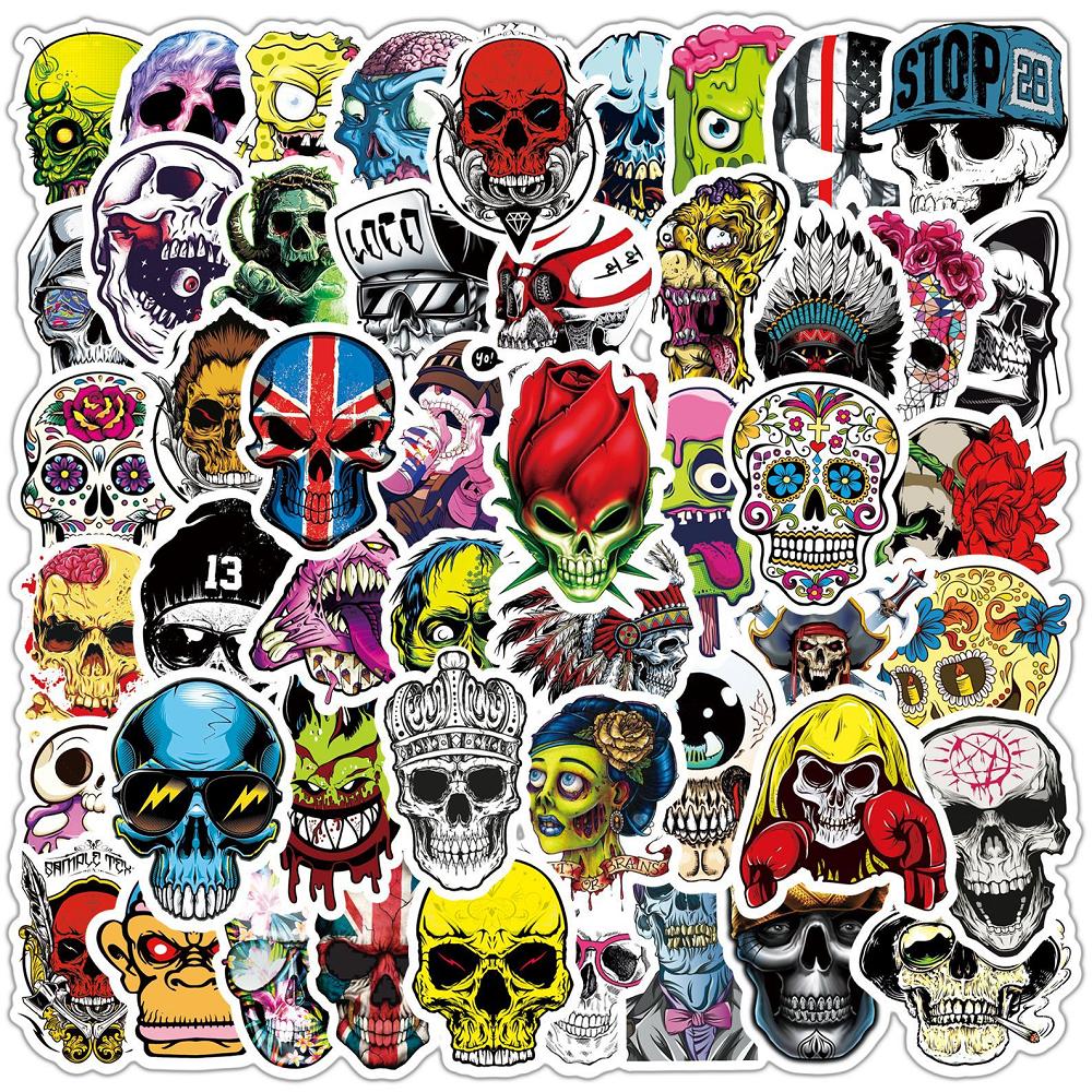 50 pcs Laptop Skateboard doodle Waterproof Sticker