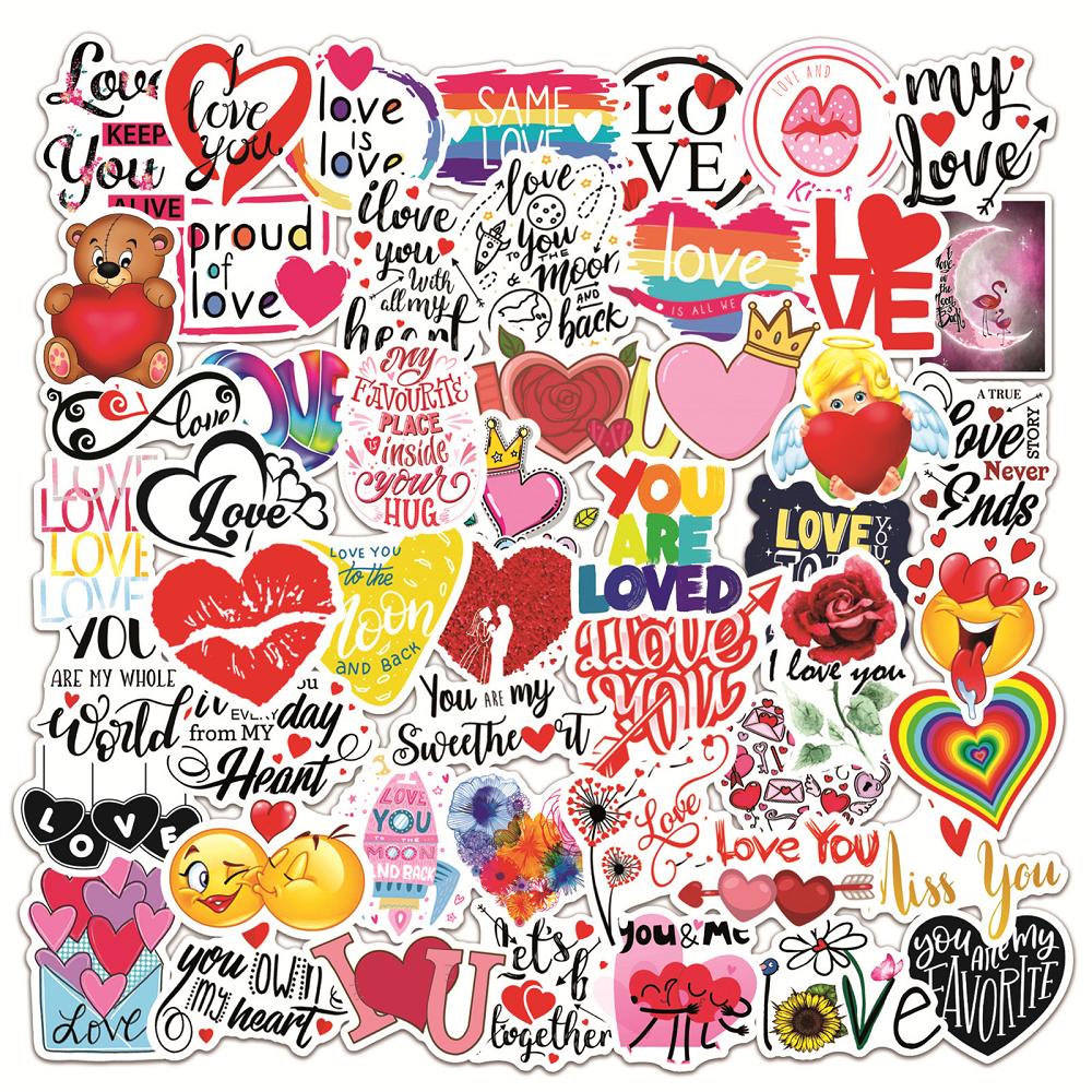 50 pcs Laptop Skateboard doodle Waterproof Sticker