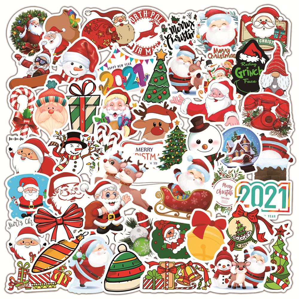 50 pcs Laptop Skateboard doodle Waterproof Sticker