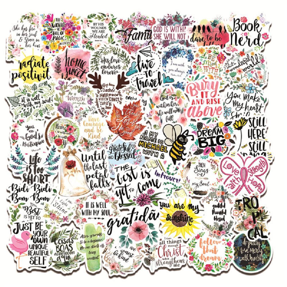 50 pcs Laptop Skateboard doodle Waterproof Sticker