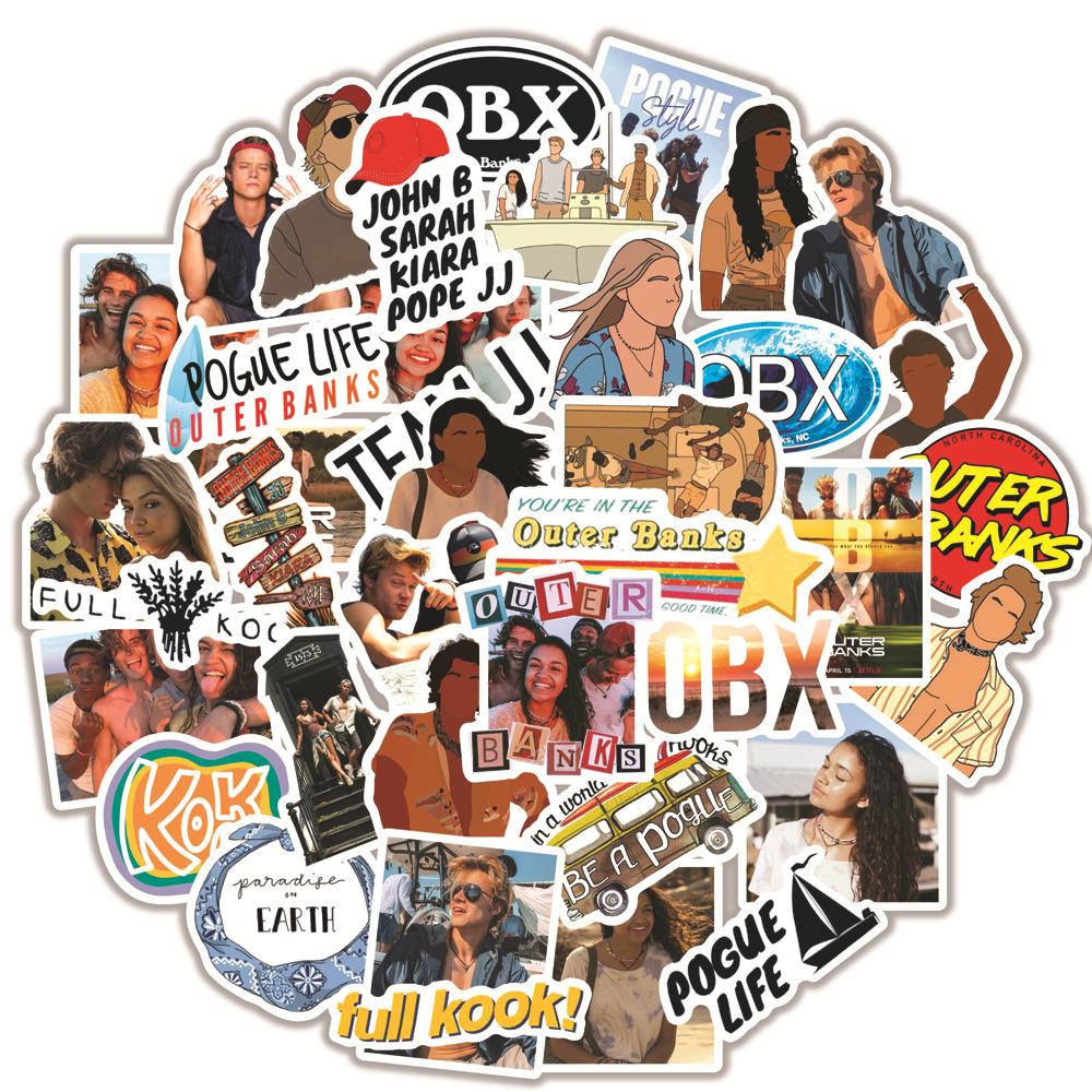 50 pcs Laptop Skateboard doodle Waterproof Sticker