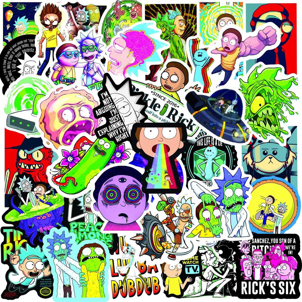 100 pcs Laptop Skateboard doodle Waterproof Sticker