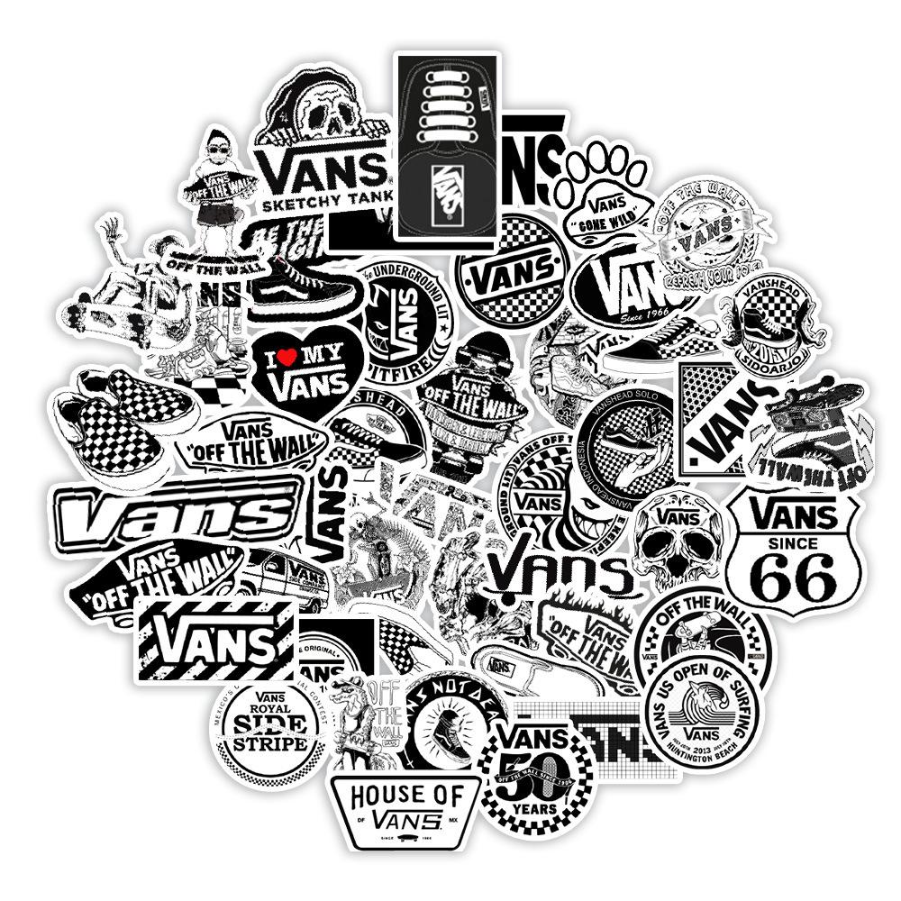 50 pcs Laptop Skateboard doodle Waterproof Sticker