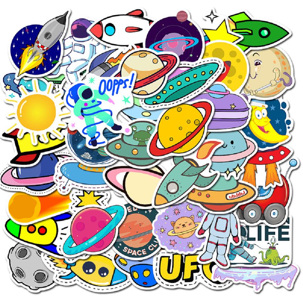 50 pcs Laptop Skateboard doodle Waterproof Sticker