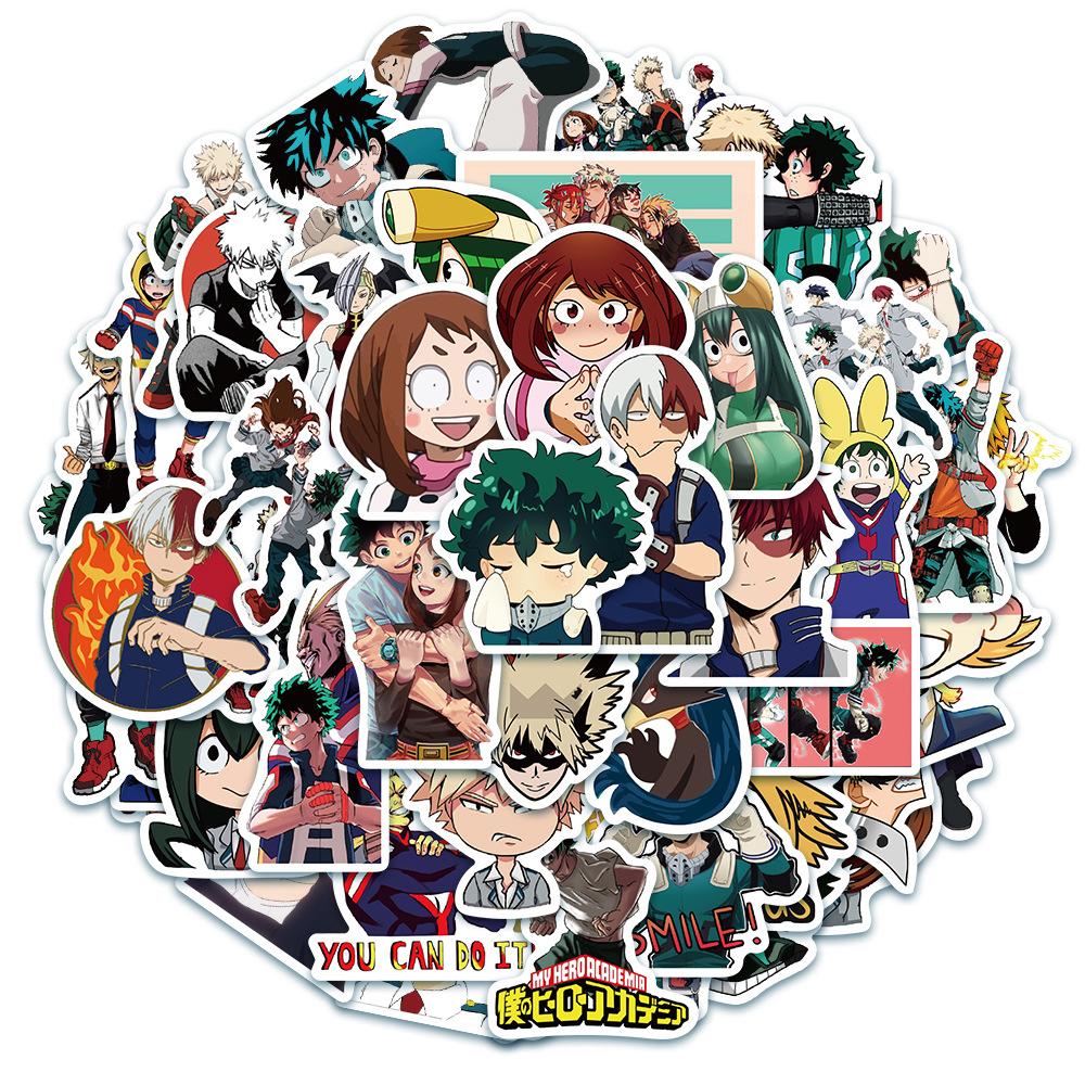 50 pcs Laptop Skateboard doodle Waterproof Sticker