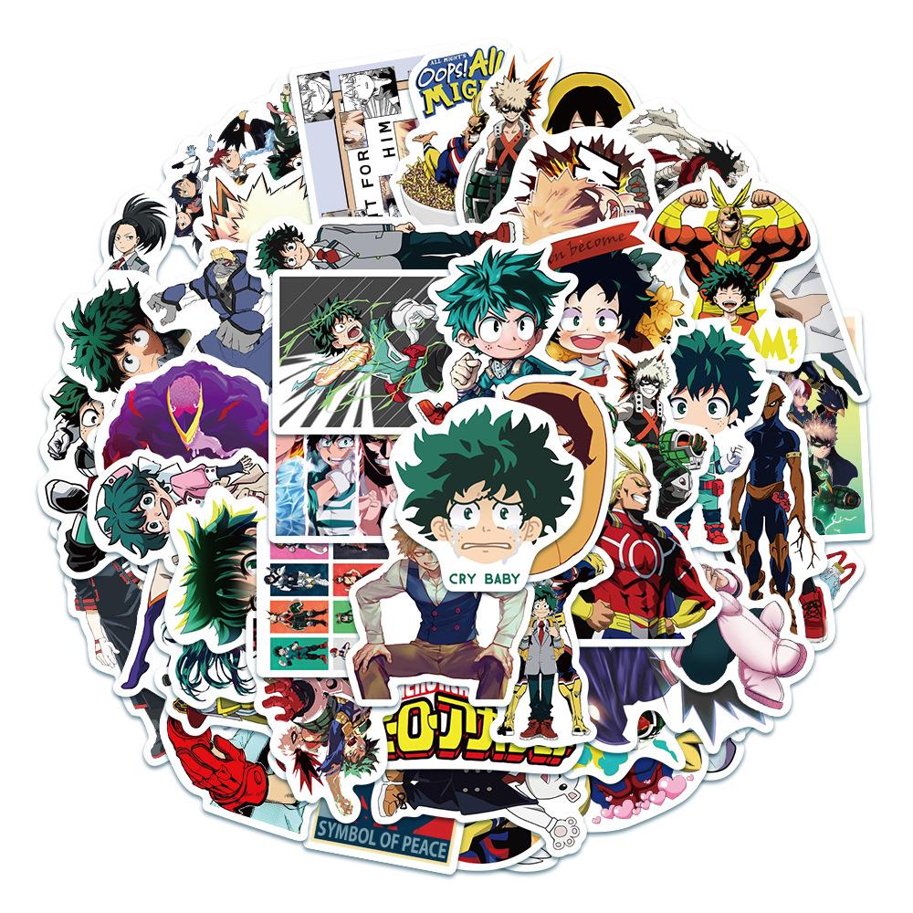 50 pcs Laptop Skateboard doodle Waterproof Sticker