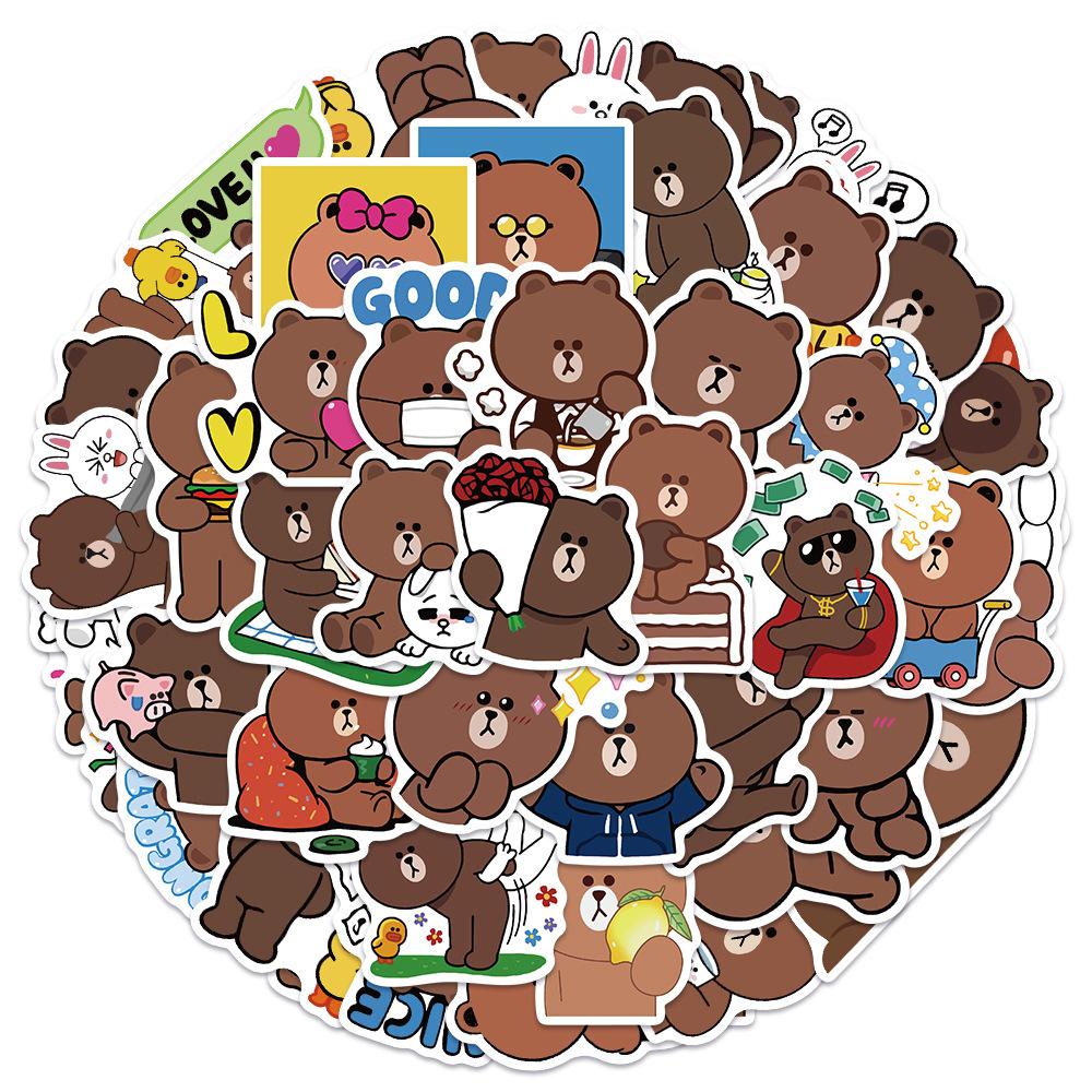 50 pcs Laptop Skateboard doodle Waterproof Sticker
