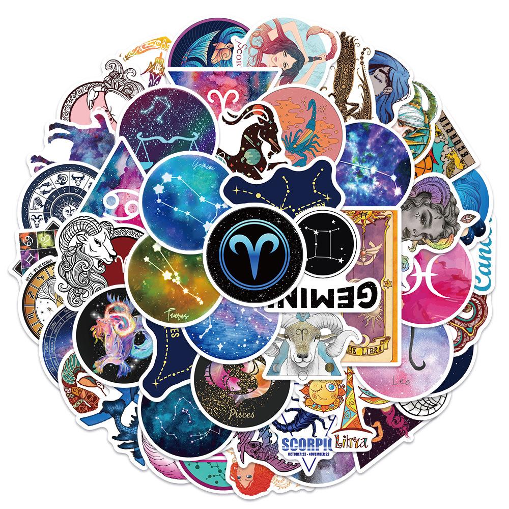 50 pcs Laptop Skateboard doodle Waterproof Sticker