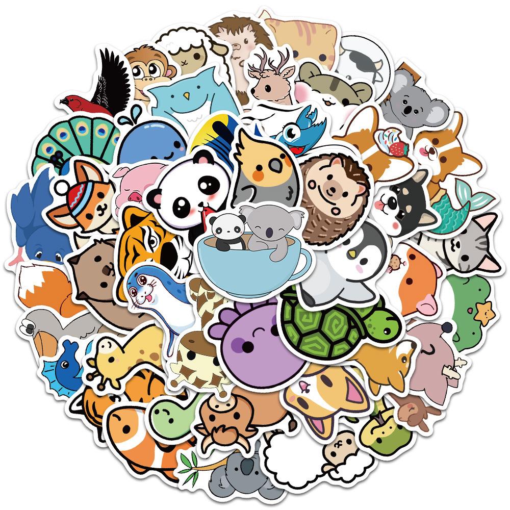 50 pcs Laptop Skateboard doodle Waterproof Sticker