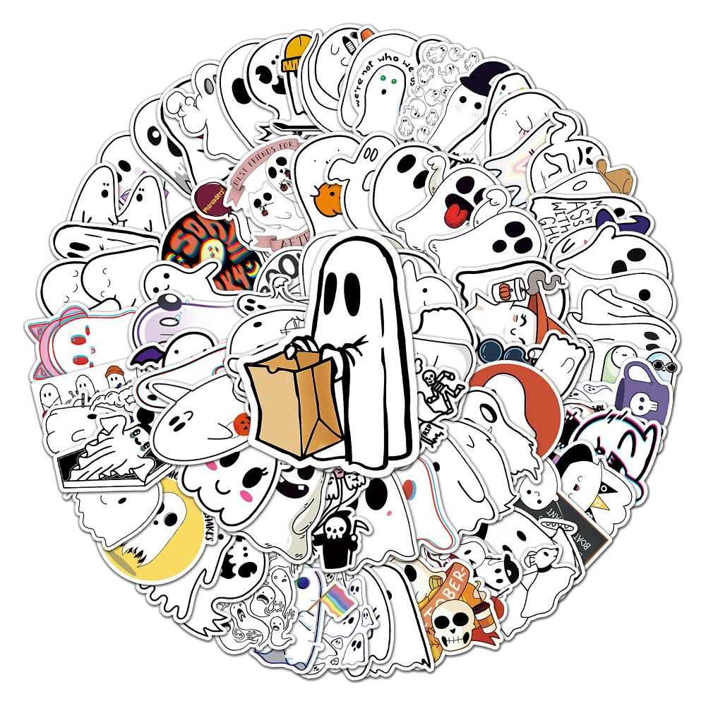 100 pcs Laptop Skateboard doodle Waterproof Sticker