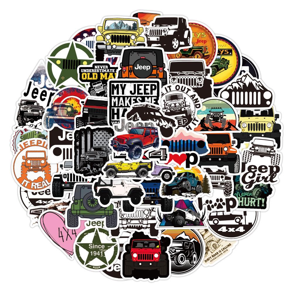 50 pcs Laptop Skateboard doodle Waterproof Sticker