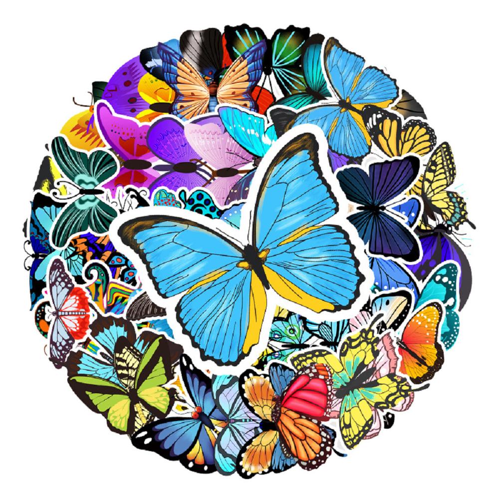 58 pcs Laptop Skateboard doodle Waterproof Sticker