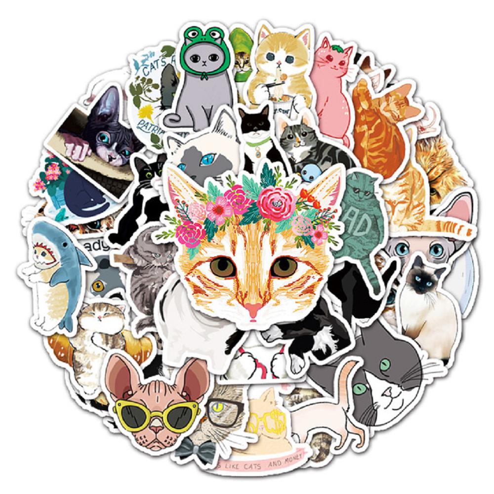 50 pcs Laptop Skateboard doodle Waterproof Sticker