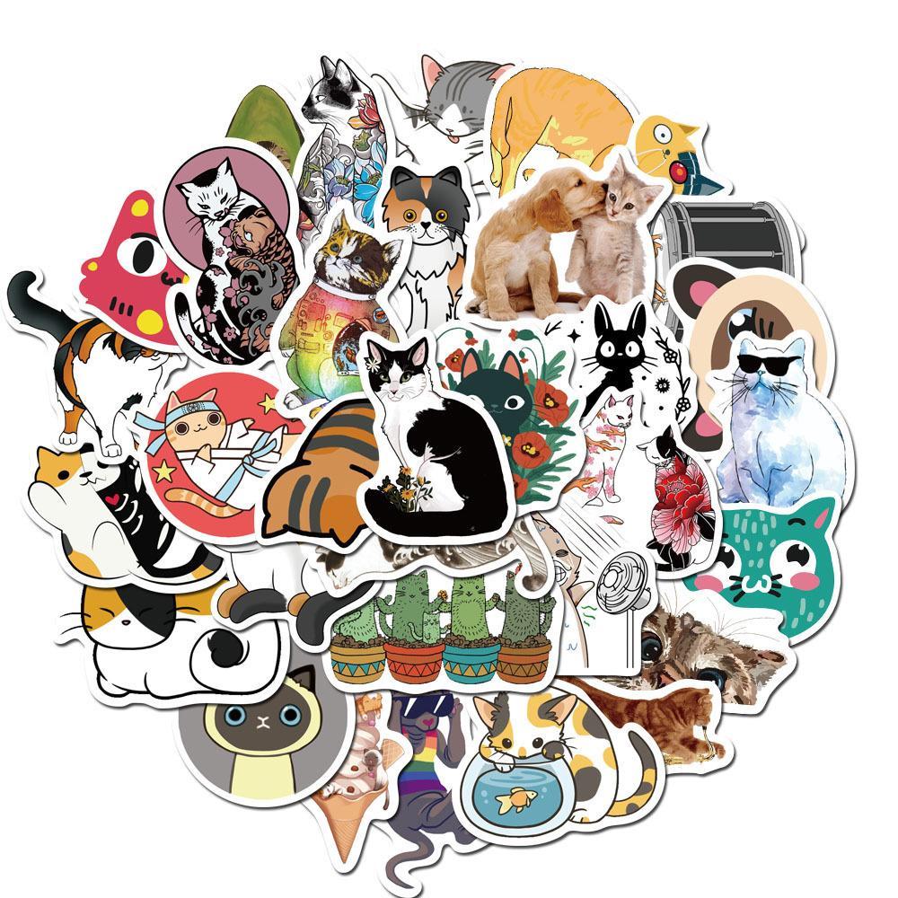 50 pcs Laptop Skateboard doodle Waterproof Sticker