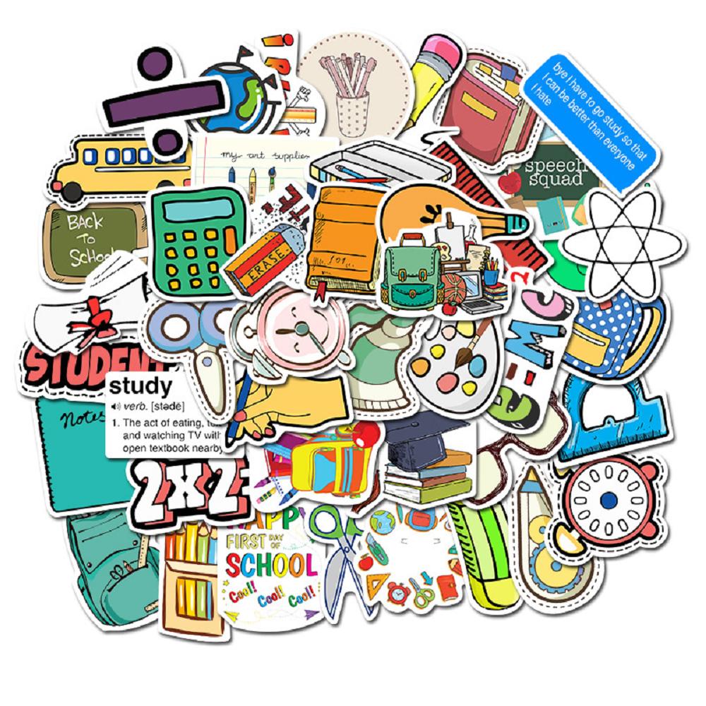 50 pcs Laptop Skateboard doodle Waterproof Sticker