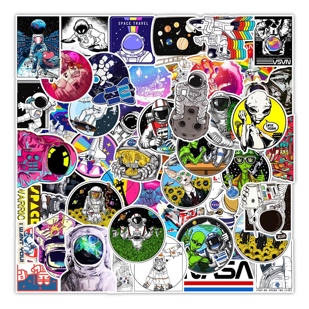 100 pcs Laptop Skateboard doodle Waterproof Sticker