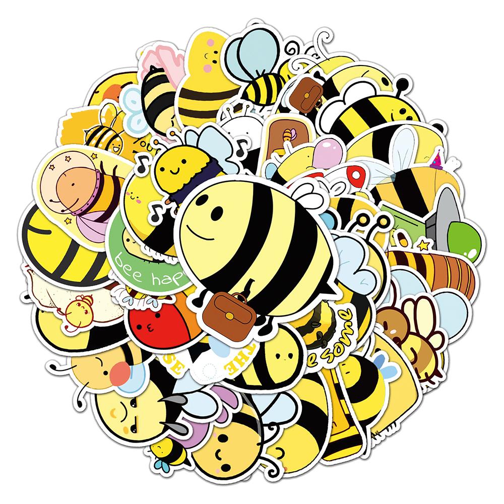 51 pcs Laptop Skateboard doodle Waterproof Sticker