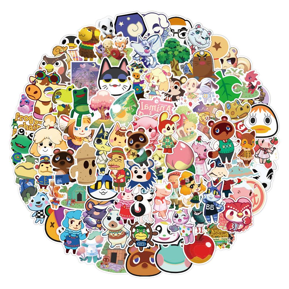 100 pcs Laptop Skateboard doodle Waterproof Sticker