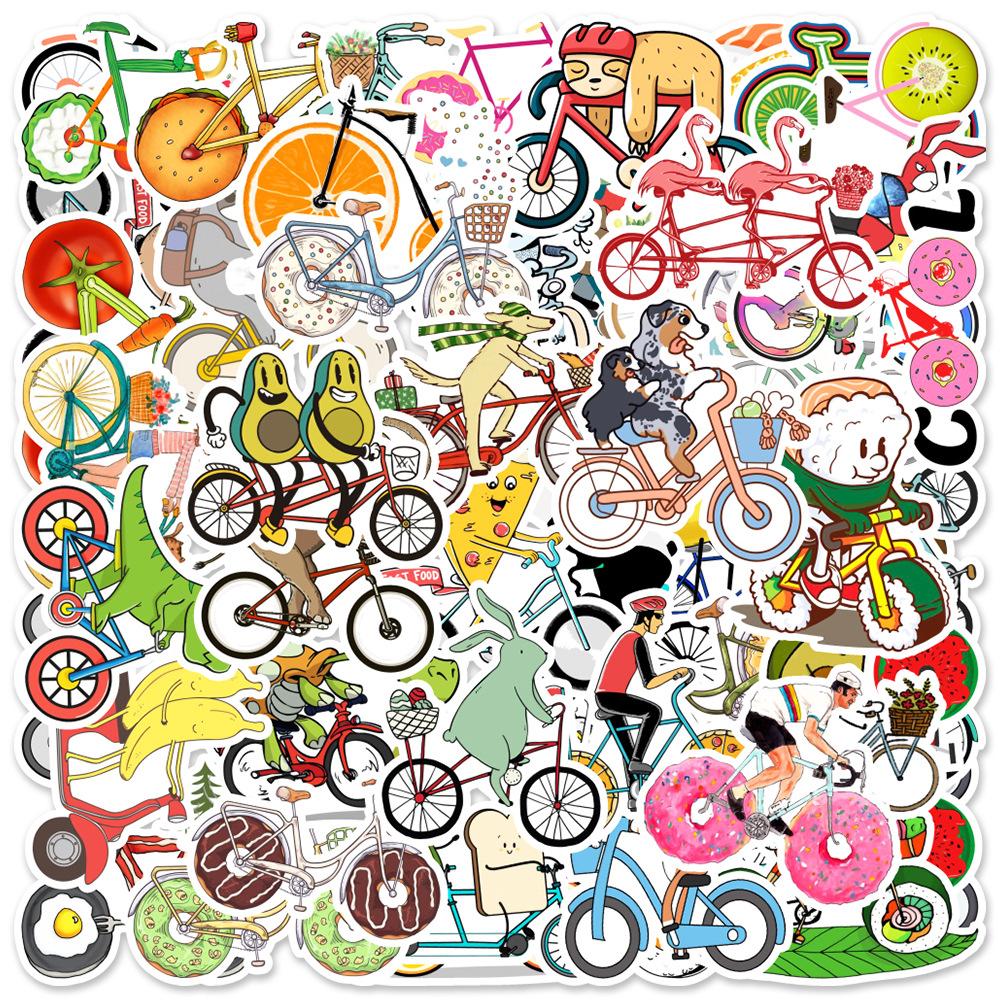 50 pcs Laptop Skateboard doodle Waterproof Sticker