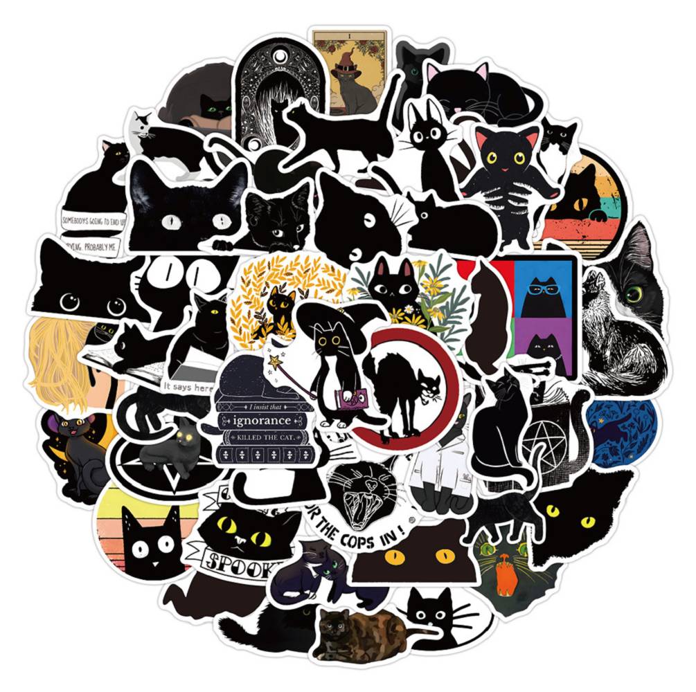 50 pcs Laptop Skateboard doodle Waterproof Sticker